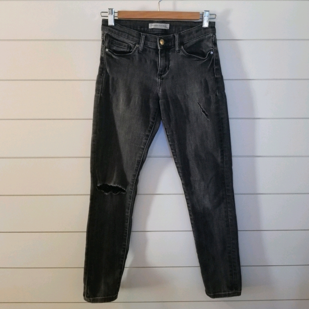 Banana Republic petite skinny black jeans